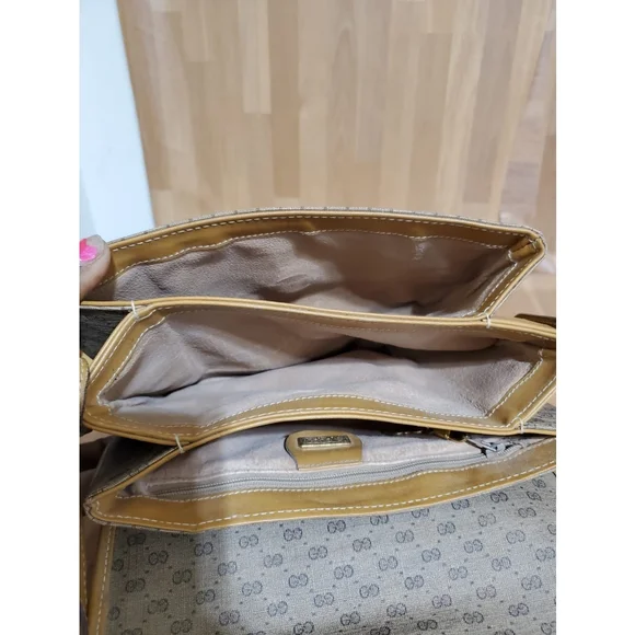 GUCCI Vintage Micro GG Canvas Shoulder/Crossbody Bag Beige - Picture 15 of 15